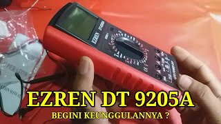 UNBOX amp REVIEW MULTIMETER EZREN DT 9205A [upl. by Finley152]