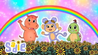 Color Song Fun for Kids  Learn the Colors of the Rainbow with Sadie amp Friendssadietvofficial [upl. by Zosima836]