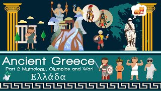 ANCIENT GREECE  Mythology Olympics and Wars  History for Kids [upl. by Tloh367]