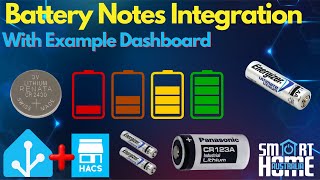 Battery Notes HACS Integration  Dashboard [upl. by Gudren]