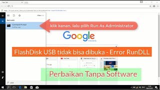 FlashDisk Error  Flashdisk Tidak Bisa Dibuka  Cara Memperbaiki FlashDisk Yang tidak Terbaca [upl. by Nayab]