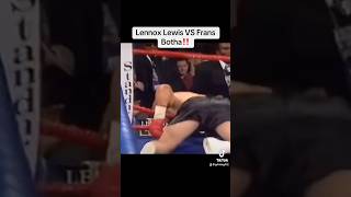 Lennox Lewis Knocks Frans Botha Out The Ring‼️🥊 boxing miketyson ufc undisputed boxer mma [upl. by Selinski]