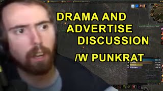 ASMONGOLD DISCUSSES DRAMA AND ADVERTISE WITH PUNKRAT [upl. by Rauch]