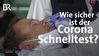 Wie sicher sind CoronaSchnelltests  Gut zu wissen  BR  COVID19  Pandemie [upl. by Williamsen753]