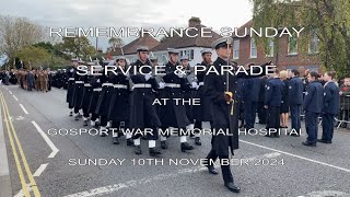 Gosport Remembrance Service 2024 [upl. by Gunas]