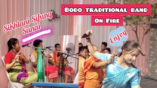 Na mawajwngnw hathasuni  Bodo traditional instrumental band  Wedding ceremony 💃 [upl. by Oer985]