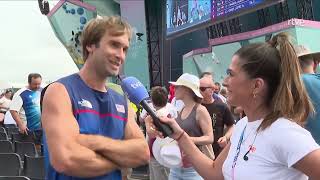 Declaraciones de Chris Sharma  escalada m – 09082024  JJOO París 2024 [upl. by Carnes]