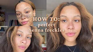 the real secret to natural longlasting henna freckles every time [upl. by Eulaliah]