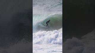 Surfing legend Ace Buchan getting barrelled on the Northern Beaches⚡️surf surfing barrel tube [upl. by Rinaldo80]