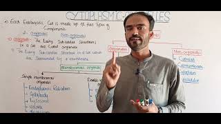 Cytoplasmic organelles membranous and Non membranous organellein Urdo Hindi by sohail khan Kakar [upl. by Enneira]