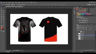 T shirt Design Photoshop CS6 [upl. by Tiffani]