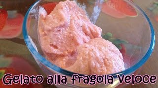 GELATO ALLA FRAGOLA VELOCISSIMO eng sub Le dolcezze di Viky [upl. by Fulvia]