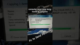 Computer To Send Movie Pendrive pc computer viral kingkong king shorts pendrive usb movie [upl. by Ruyle]