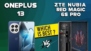 OnePlus 13 VS ZTE Nubia Red magic 6s pro  Full Comparison ⚡Which one is Best [upl. by Elnar741]