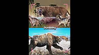 Megistotherium vs Arctodus simus 1v1 bear vs paleontology viral mammals cenozoic fyp viral [upl. by Eseuqcaj]