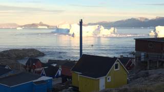 Iceberg Tsunami in Uummannaq Greenland [upl. by Carlile]