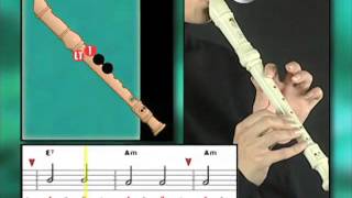 Ex004 How to Play Recorder  Recorder Lessons for Beginners [upl. by Monreal34]