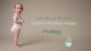 Organic Bamboo Disposable Nappies  New Eco Nappies by Tooshies by TOM [upl. by Elvina479]