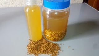 How to make Fenugreek water for faster Hair growth  Stop hair fall [upl. by Horner]