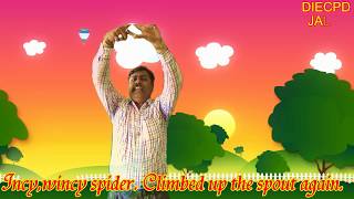 Insy Winsy Spider Rhyme with best actions [upl. by Hoffmann]