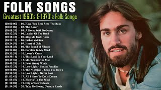 Greatest 1960s amp 1970s Folk Songs  60S amp 70S Folk Music Hits Playlist  Classics Folk Songs [upl. by Nioe]