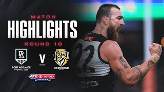 Port Adelaide v Richmond Highlights  Round 19 2024  AFL [upl. by Lazos]