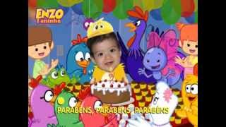 Enzo 1 Aninho Parabéns Galinha Pintadinha [upl. by Ellenig]