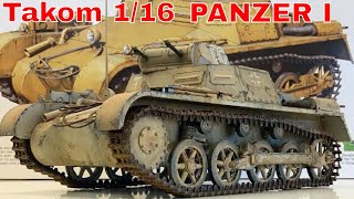 Buiding the New 116 Takom Panzer I Building a big scale tank [upl. by Nosydam]