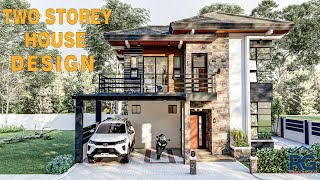 Two Storey House Design 160 sqm  Solen Residences [upl. by Aissac]