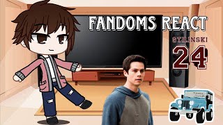 Fandoms react  Stiles Stilinski  Part 2 [upl. by Aire751]