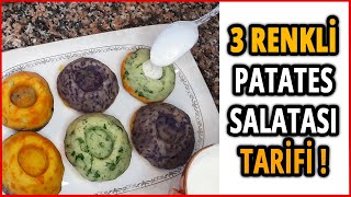 PATATES SALATASI TARİFİ  PATATES SALATASI NASIL YAPILIR [upl. by Aivul646]