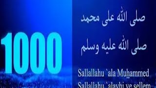 salawat 1000 salawat on the prophet Muhammad SAW [upl. by Ellehcem802]