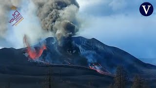 El volcán de La Palma “en pleno auge” tras una nueva recarga de magma [upl. by Ahsahs589]