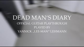 Paleface Swiss  Dead Man´s Diary Official Guitar Playthrough [upl. by Williams]