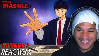 HILARIOUS ANIME  Mashle Episode 2 REACTION  Mash Burnedead and the Mysterious Maze [upl. by Nitsyrk]