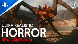 TOP 20 MOST REALISTIC Horror Games coming to PlayStation 5 in 2024 and 2025 [upl. by Enerol]