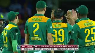 Imran Tahir 7 wickets vs west indies [upl. by Lekzehcey]