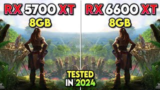 RX 5700 XT vs RX 6600 XT  How Much Performance Difference in 2024 [upl. by Yhtuv]