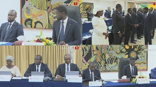 Premier Conseil des ministres pour le nouveau gouvernement [upl. by Lalib]