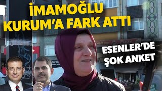 Esenler Sayaçlı Seçim Anketi I Ekrem İmamoğlu Murat Kuruma fark attı I ŞOK SEÇİM ANKETİ [upl. by Eidarb]