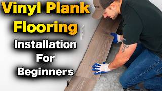 How To Install Vinyl Plank Flooring  Lifeproof Over Concrete [upl. by Aicyle]