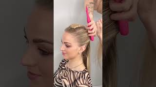 How to do a infinity braid 🤞🏼 hairstyle howtobraid hairtutorial braidtutorial [upl. by Aihsenot]