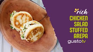 MAKE THE BEST CHICKEN AREPAS WITH VENEZUELAN CHEF  The Latin Kitchen  Gusto TV [upl. by Milka]