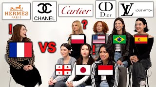 French Luxury Brand Pronunciation Differences Around the World [upl. by Home]