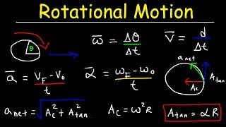 Rotational Motion Physics Basic Introduction Angular Velocity amp Tangential Acceleration [upl. by Nahgeem156]