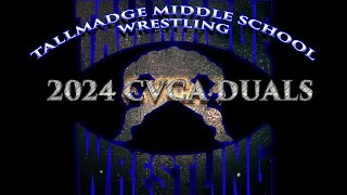 Action from the Tallmadge Middle School wrestling team at the 2024 CVCA Duals [upl. by Klenk]