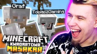 WOJNA NA STARCIE NOWEGO SEZONU Minecraft Kwadratowa Masakra 1 [upl. by Faden]