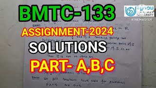 ASSIGNMENTS 2024BMTC133REAL ANALYSISSOLUTION PARTA BC MATH SOLUTIONS for all [upl. by Yelak]