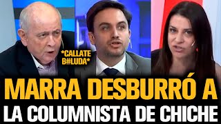 MARRA DESBURRÓ A LA COLUMNISTA DE CHICHE GELBLUNG [upl. by Corell712]