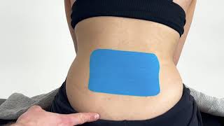 Kinesiology Taping for Lower Back Pain 1 [upl. by Gerrald]